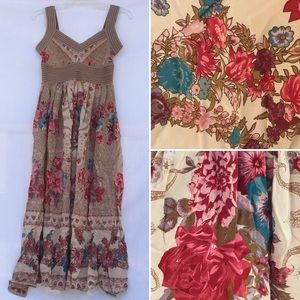 PLENTY • Silk Maxi Floral Dress *Rare*
